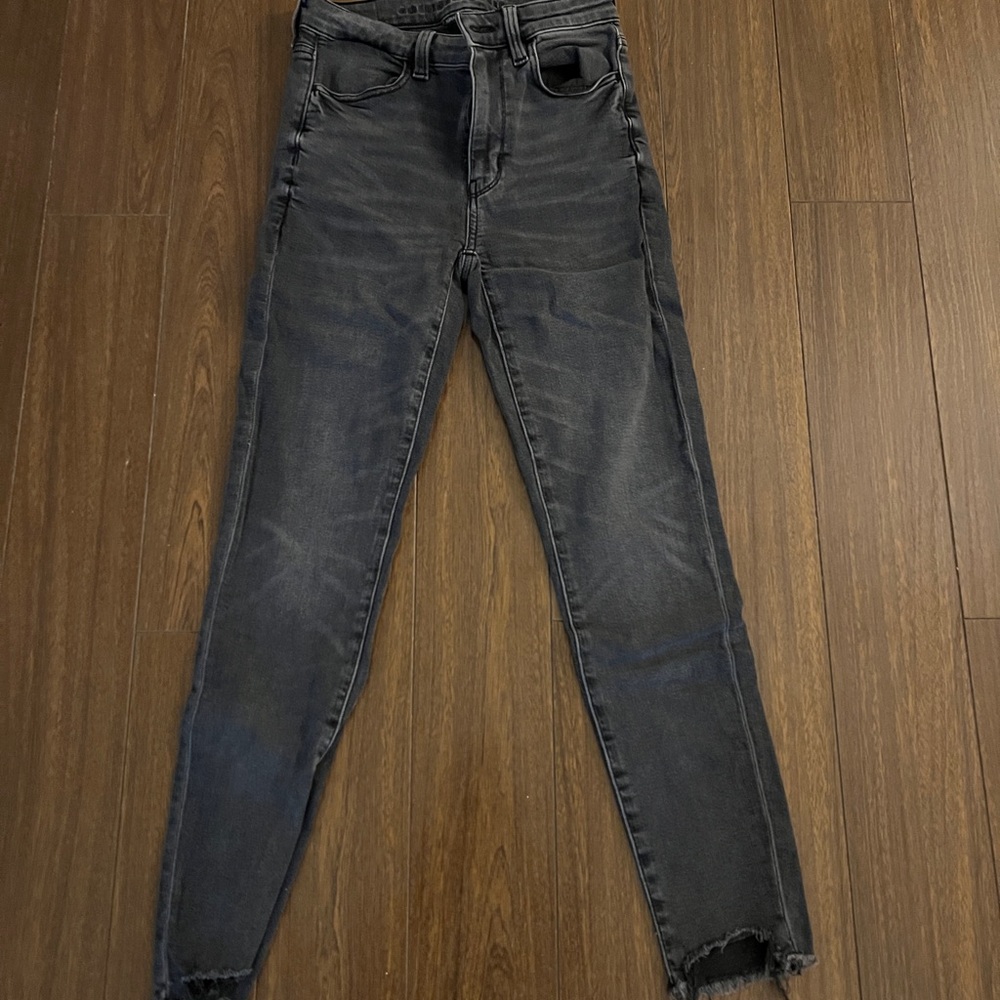 American Eagle Outfitters Dark Gray Skinny Jeans